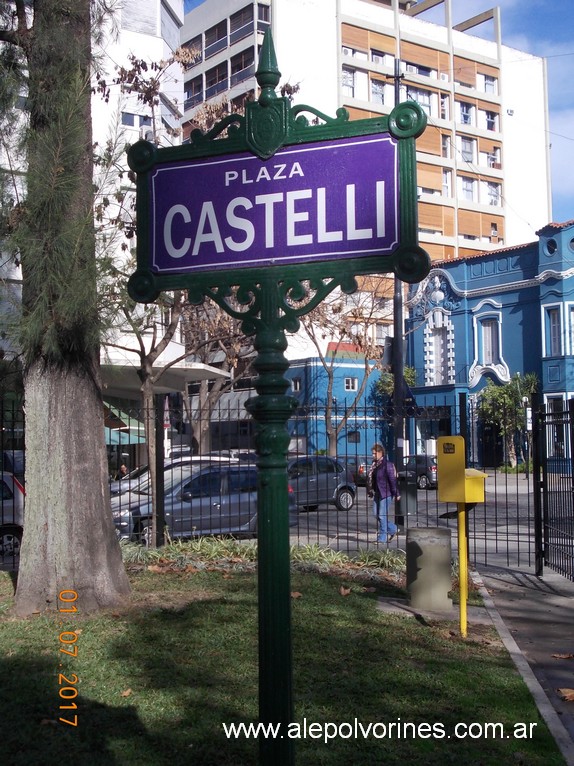 Foto: Plaza Castelli - Belgrano (Buenos Aires), Argentina