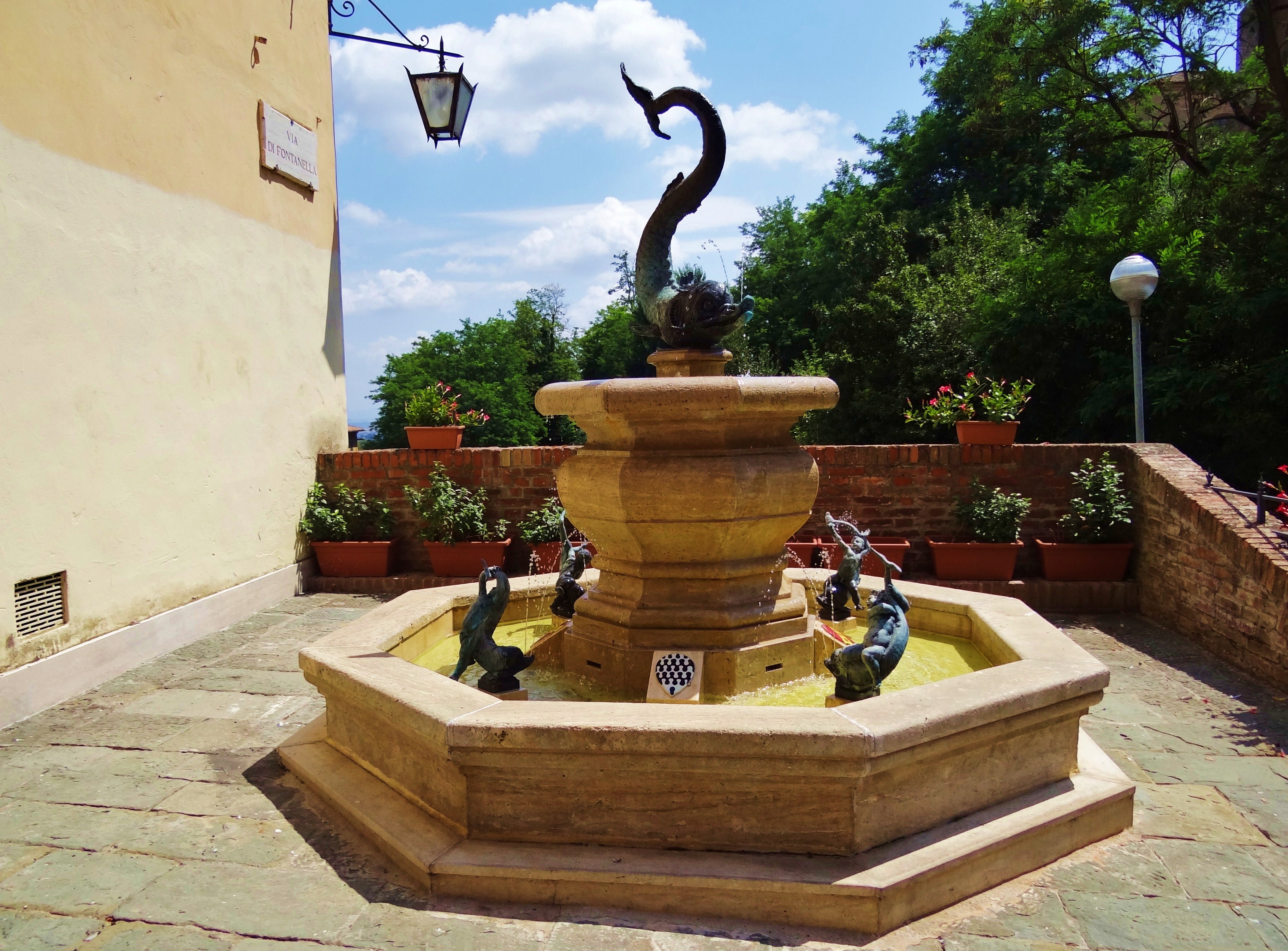 Foto: Fontana Della Contrada Dell'Onda - Siena (Tuscany), Italia