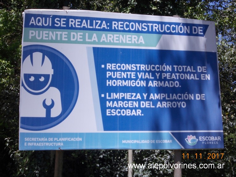 Foto: Puente de la Arenera - Maquinista Savio (Buenos Aires), Argentina