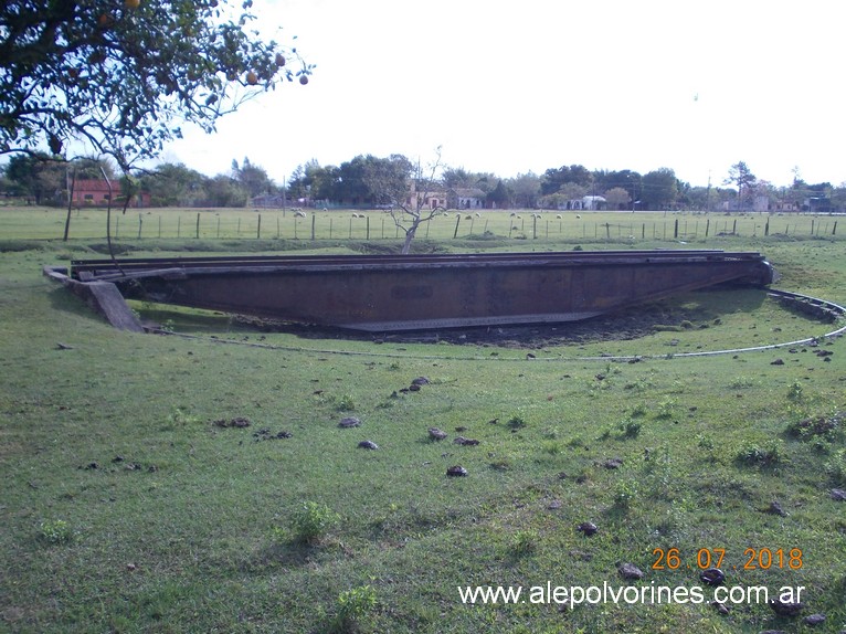Foto: Estacion San Salvador PY Mesa Giratoria - San Salvador (Guairá), Paraguay