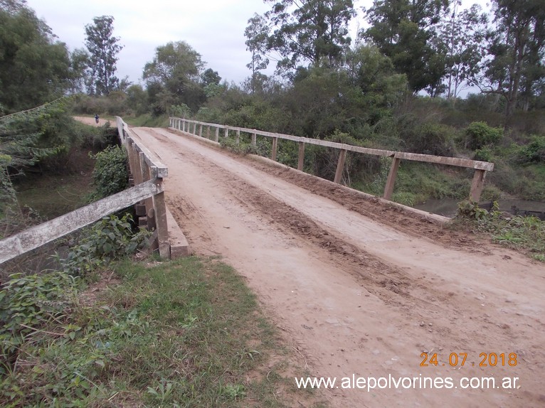 Foto: Puente madera - La Verde (Chaco), Argentina