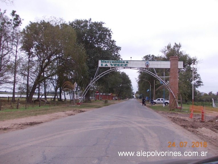 Foto: Acceso a La Verde - La Verde (Chaco), Argentina