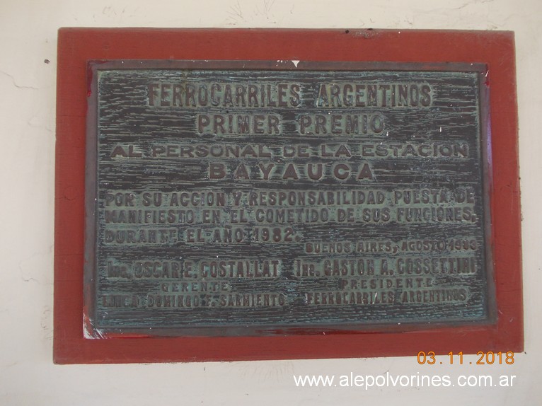 Foto: Estacion Bayauca - Bayauca (Buenos Aires), Argentina