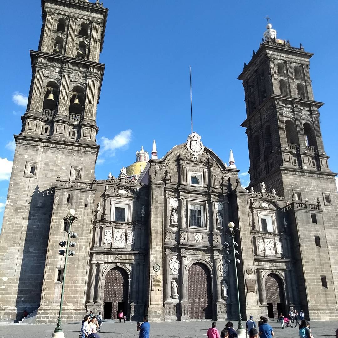 Foto: Fachada de la Catedral de Puebla - Zócalo de Puebla (Puebla), México