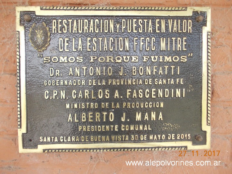 Foto: Estacion Santa Clara - Santa Clara De La Buena Vista (Santa Fe), Argentina