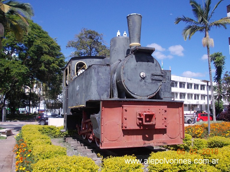 Foto: Locomotiva Macuca - Blumenau (Santa Catarina), Brasil