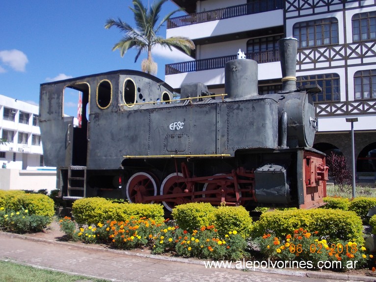 Foto: Locomotiva Macuca - Blumenau (Santa Catarina), Brasil