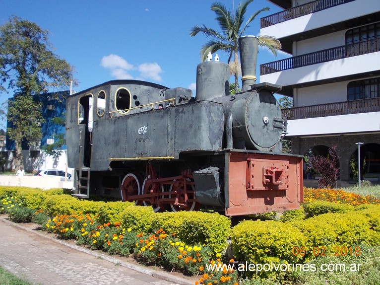Foto: Locomotiva Macuca - Blumenau (Santa Catarina), Brasil