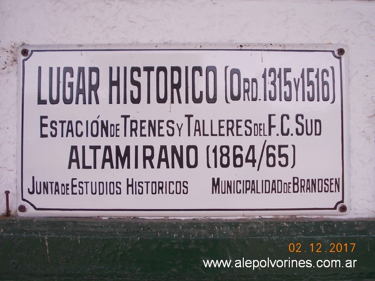Foto: Estacion Altamirano - Altamirano (Buenos Aires), Argentina