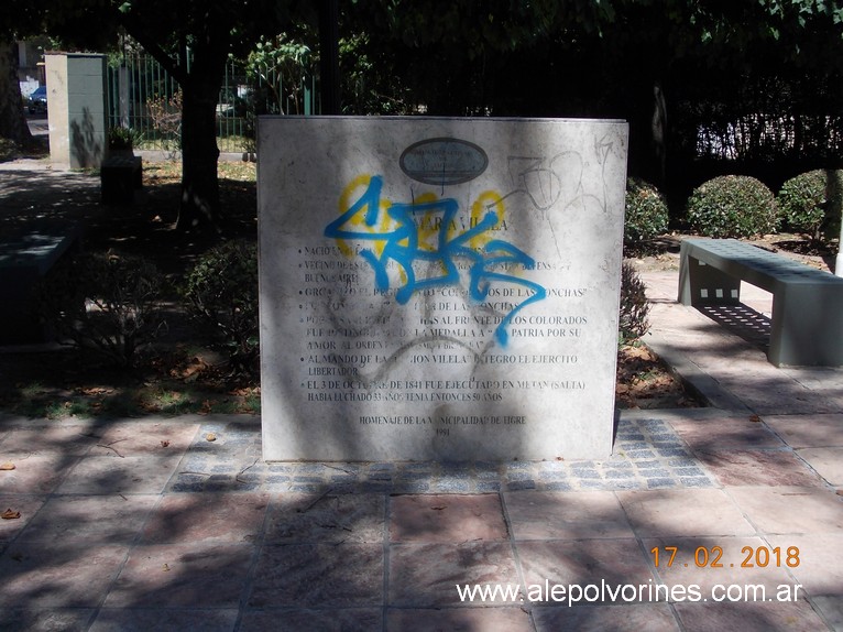 Foto: Monumento Coronel Vilela - Tigre (Buenos Aires), Argentina