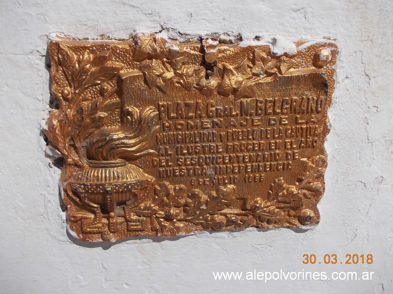 Foto: Plaza Gral Belgrano La Cautiva - La Cautiva (Córdoba), Argentina