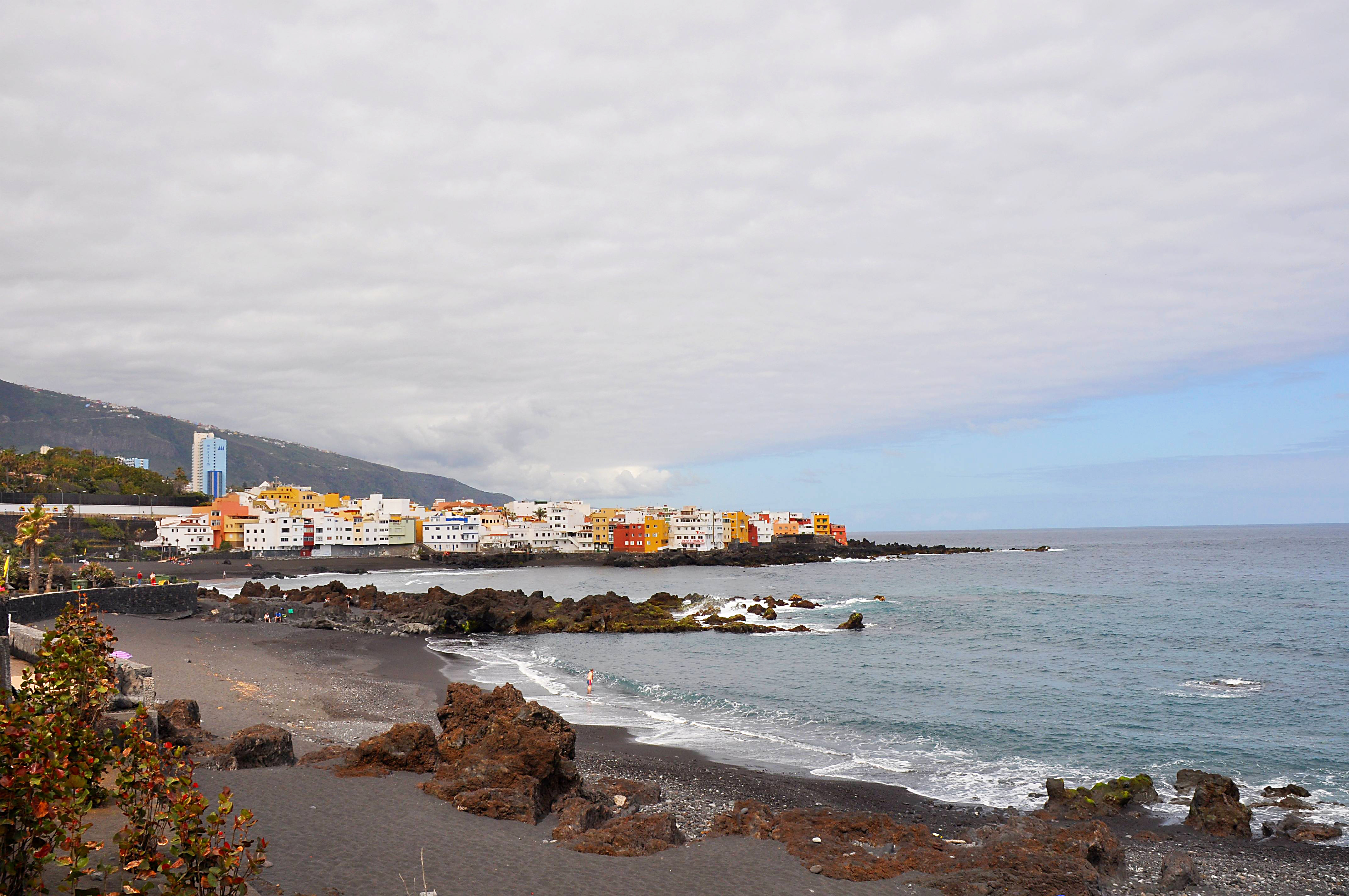 Foto: Vista de la playa Jardin - Puerto de la Cruz (Santa Cruz de Tenerife), España