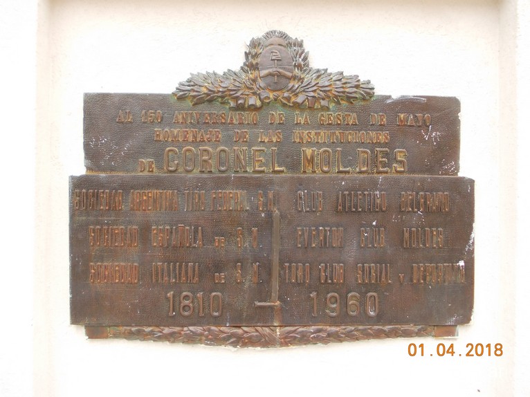 Foto: Plaza Avellaneda - Coronel Moldes (Córdoba), Argentina