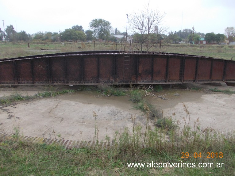 Foto: Estacion Carhue mesa giratoria - Carhue (Buenos Aires), Argentina
