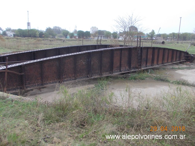 Foto: Estacion Carhue mesa giratoria - Carhue (Buenos Aires), Argentina