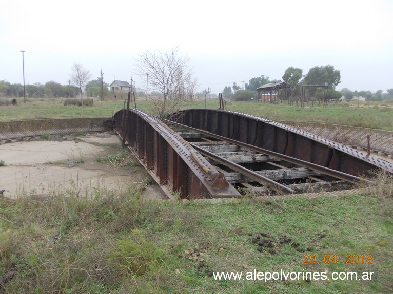 Foto: Estacion Carhue mesa giratoria - Carhue (Buenos Aires), Argentina