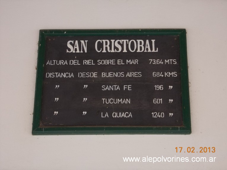 Foto: Estacion San Cristobal - San Cristobal (Santa Fe), Argentina