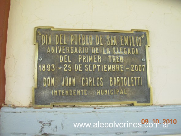 Foto Estacion San Emilio San Emilio (Buenos Aires), Argentina