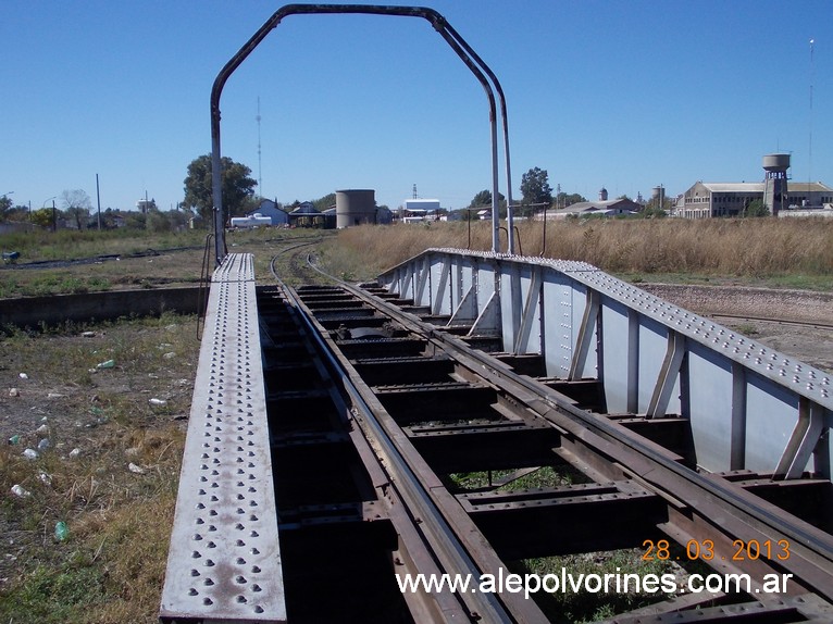 Foto: Estacion Rufino FCBAP Mesa Giratoria - Rufino (Santa Fe), Argentina