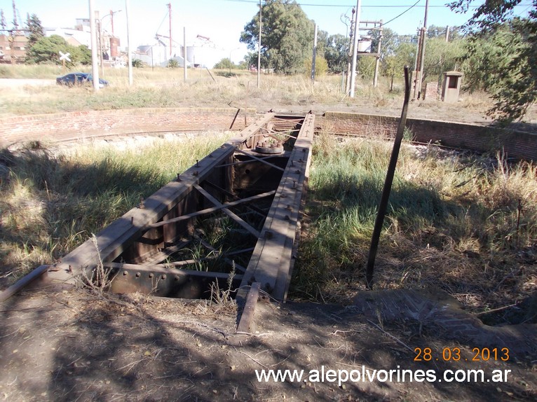 Foto: Estacion Rufino FCBAR Mesa Giratoria - Rufino (Santa Fe), Argentina