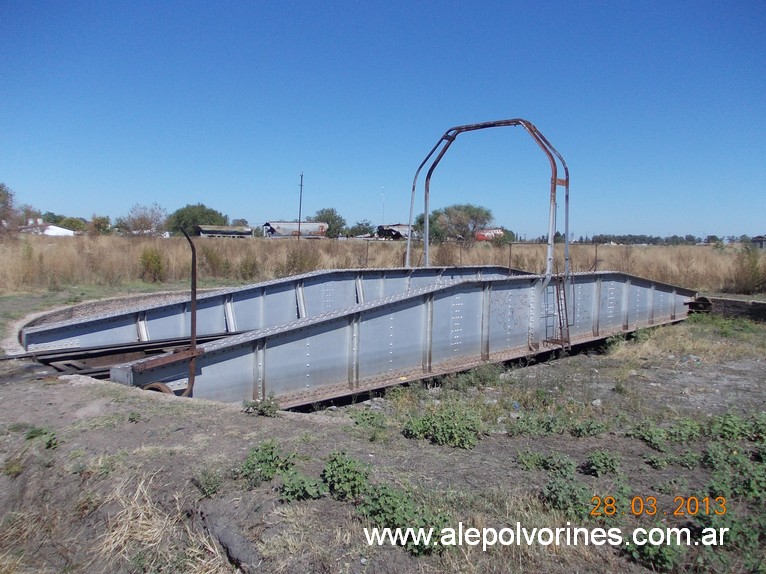 Foto: Estacion Rufino FCBAP Mesa Giratoria - Rufino (Santa Fe), Argentina