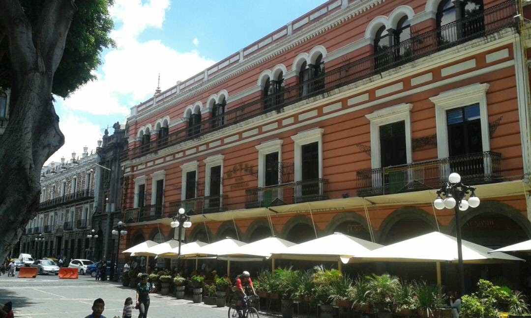 Foto: Vista lateral del Zócalo de Puebla - Puebla, México