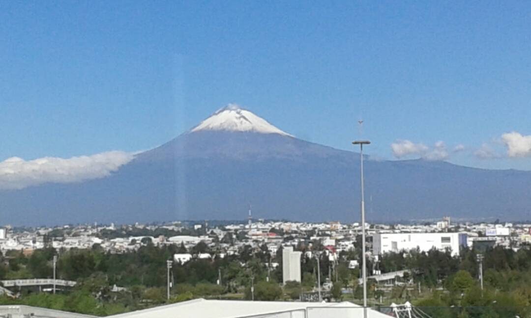 Foto: Vista del volcán Popocatépelt - Puebla, México