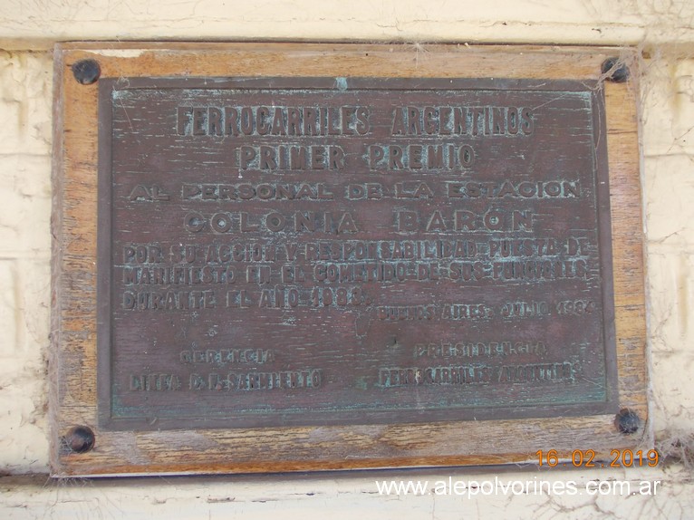 Foto: Estacion Colonia Baron - Colonia Baron (La Pampa), Argentina