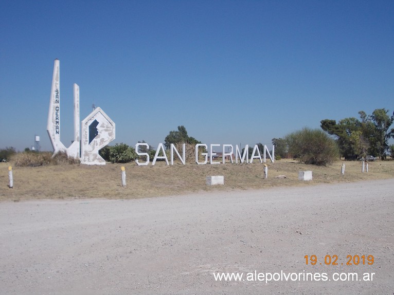 Foto: Acceso a San German - San German (Buenos Aires), Argentina