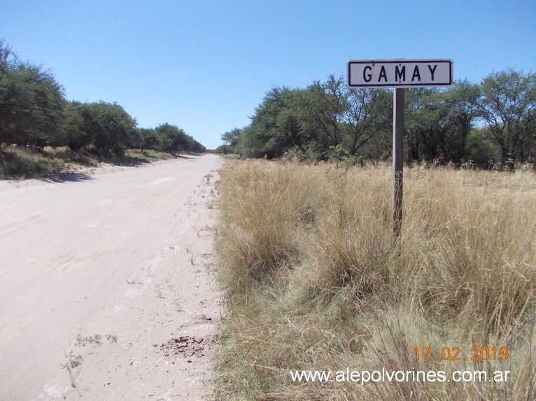 Foto: Acceso a Gamay - Unanue (La Pampa), Argentina