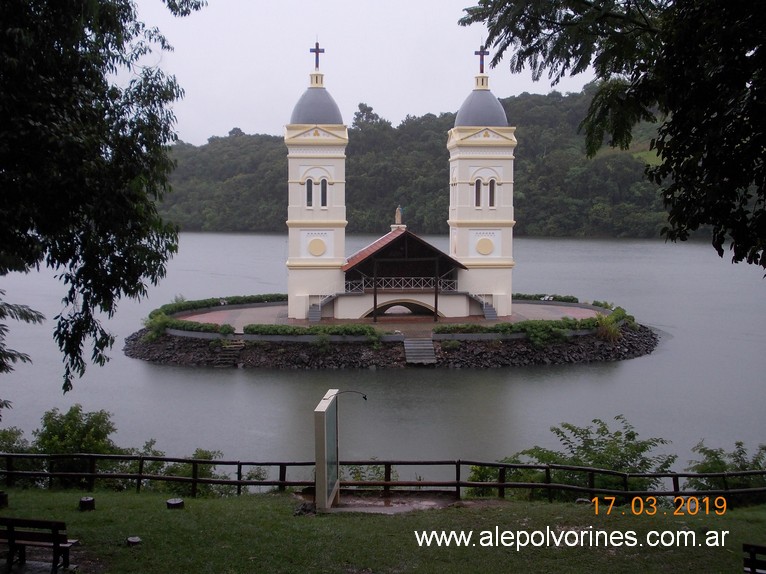 Foto: Iglesia sumergida de Itá - Ita (Santa Catarina), Brasil