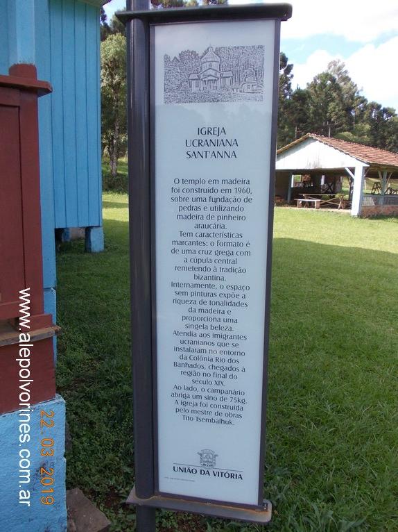 Foto: Uniao da Vitoria BR - Iglesia Ucraniana Santa Ana - Uniao Da Vitoria (Paraná), Brasil