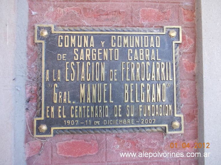 Foto: Estacion Sargento Cabral CGBA - Sargento Cabral (Santa Fe), Argentina