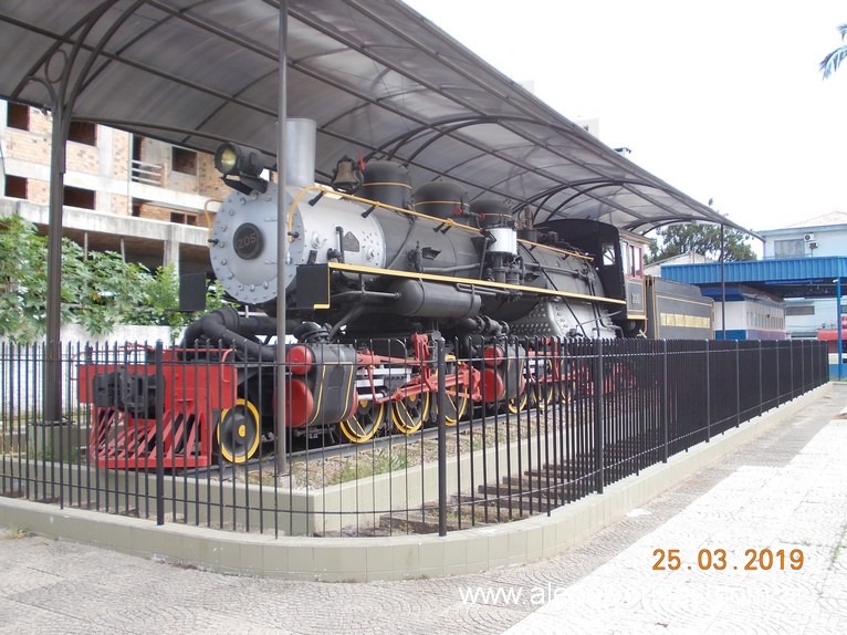 Foto: Locomotora Baldwin - Turabaro BR - Tubarao (Santa Catarina), Brasil