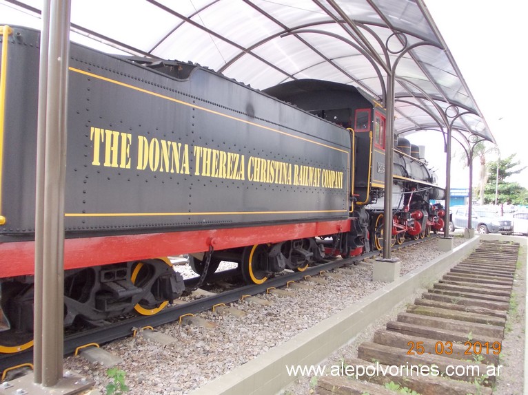 Foto: Locomotora Baldwin - Turabaro BR - Tubarao (Santa Catarina), Brasil