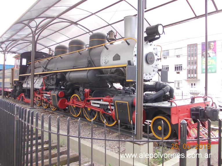 Foto: Locomotora Baldwin - Turabaro BR - Tubarao (Santa Catarina), Brasil
