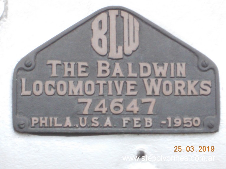 Foto: Locomotora Baldwin - Turabaro BR - Tubarao (Santa Catarina), Brasil