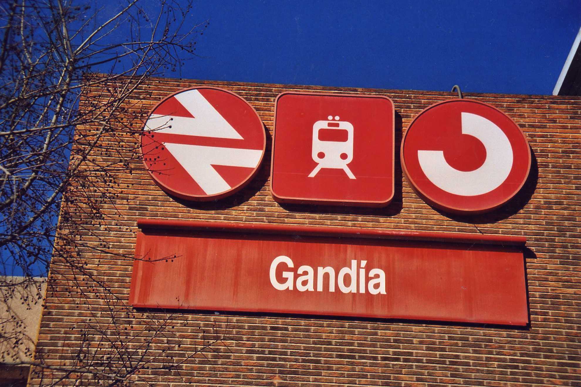 Foto: Estación de ferrocarril - Gandia (València), España