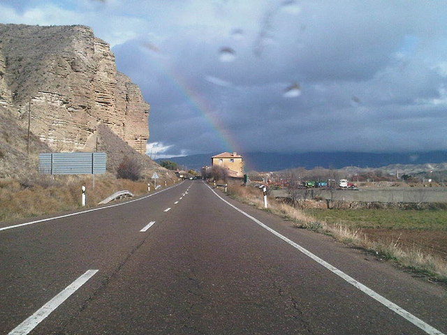 Foto: N-II - Calatayud (Zaragoza), España