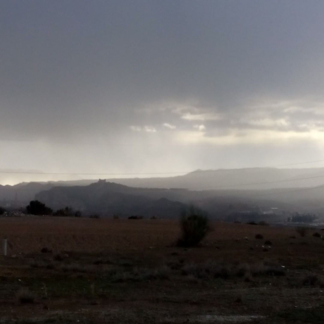 Foto: El castillo desde Las Planas - Calatayud (Zaragoza), España