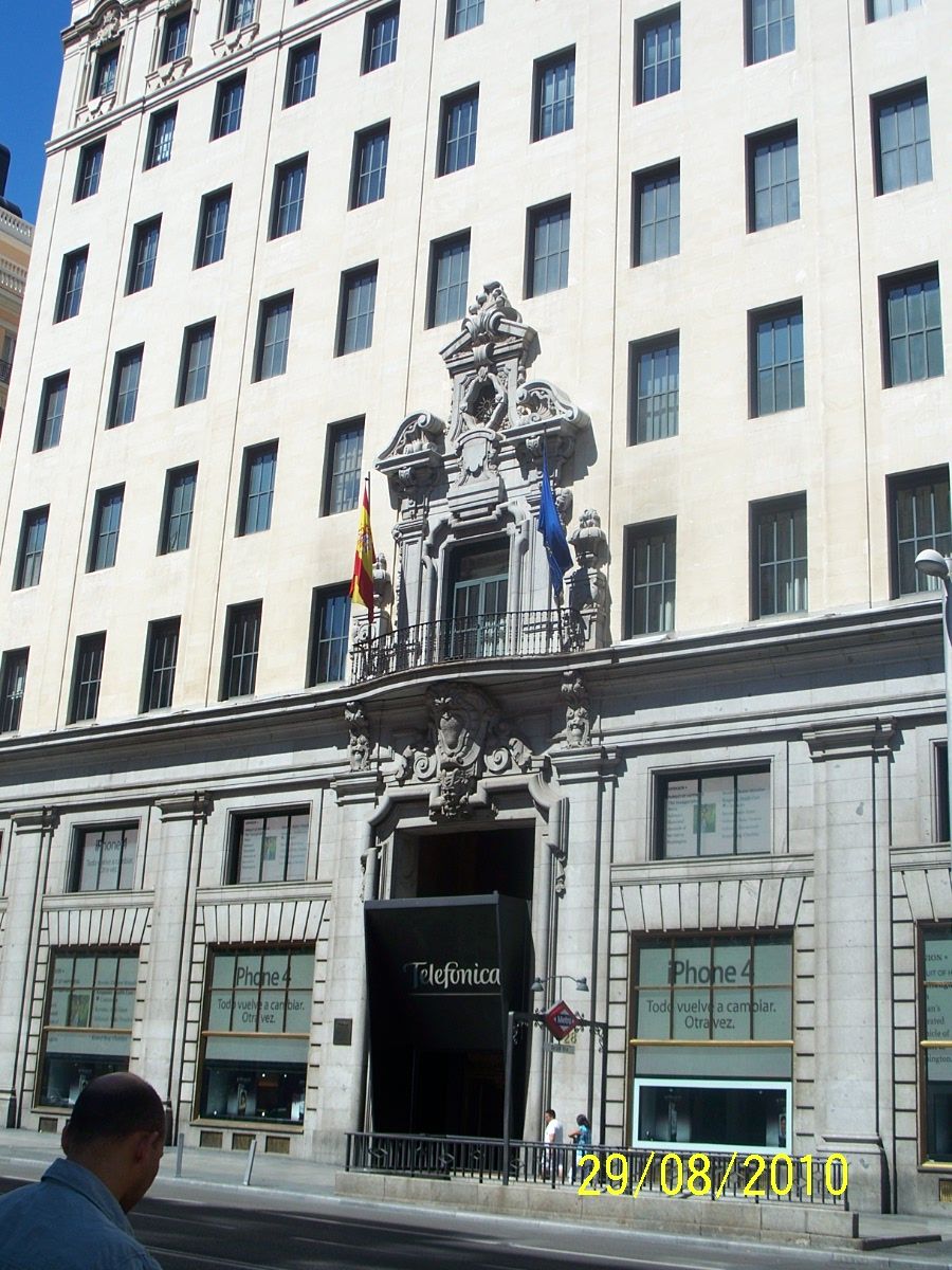 Foto: Edificio de la telefónica en la Gran Vía - Madrid (Comunidad de Madrid), España