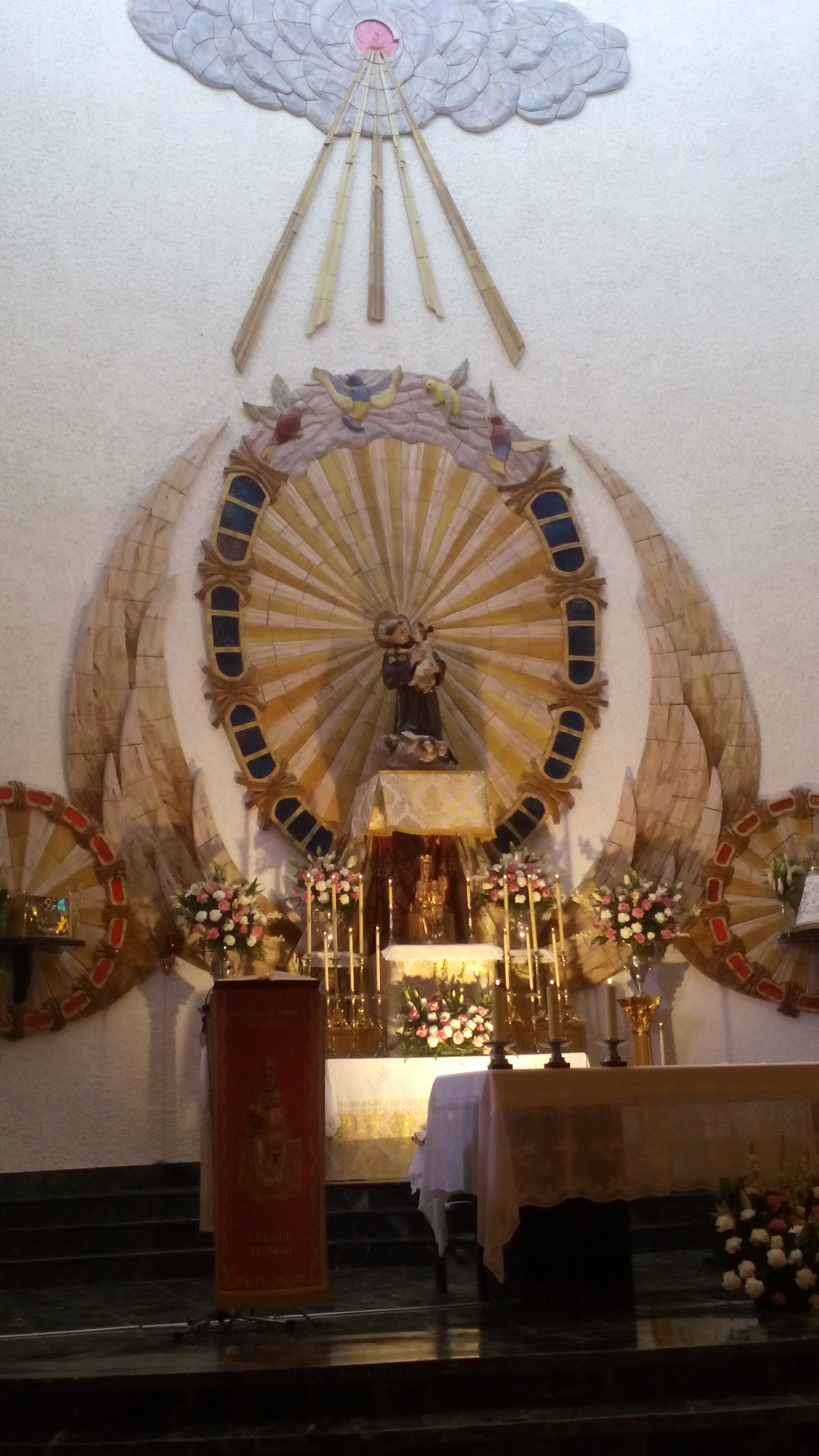 Foto: 15-9-2019 La Virgen de la Peña llega a San Antonio - Calatayud (Zaragoza), España