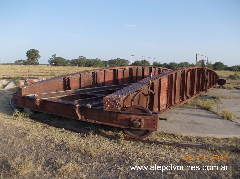 Foto: Estacion Telen - Mesa Giratoria - Telen (La Pampa), Argentina