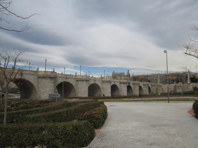 Foto: Vista del Puente de Toledo desde el parque Madrid Río - Madrid (Comunidad de Madrid), España