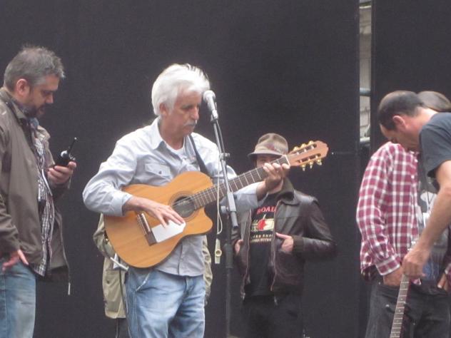 Foto: Kiko Veneno y su equipo ensayando - Madrid (Comunidad de Madrid), España