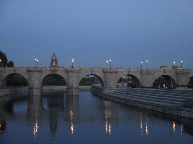 Foto: El puente de Toledo al atardecer - Madrid (Comunidad de Madrid), España