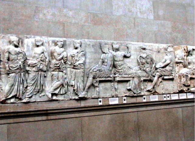 Foto: Frisos del Partenón en el Museo Británico - Londres (England), El Reino Unido