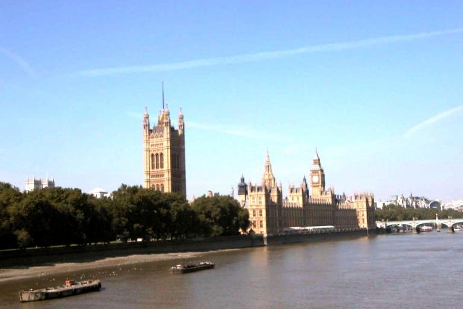 Foto: El río Támesis a su paso por la ciudad - Londres (England), El Reino Unido