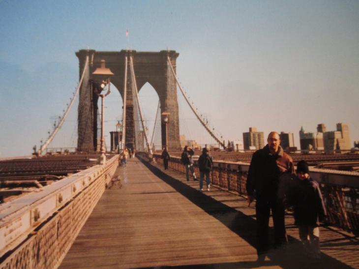 Foto: Cruzando el puente de Brooklyn - New York, Estados Unidos