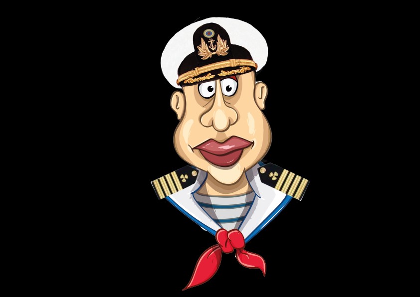 Foto: Caricatura Marino Mercante - Guayaquil, Ecuador